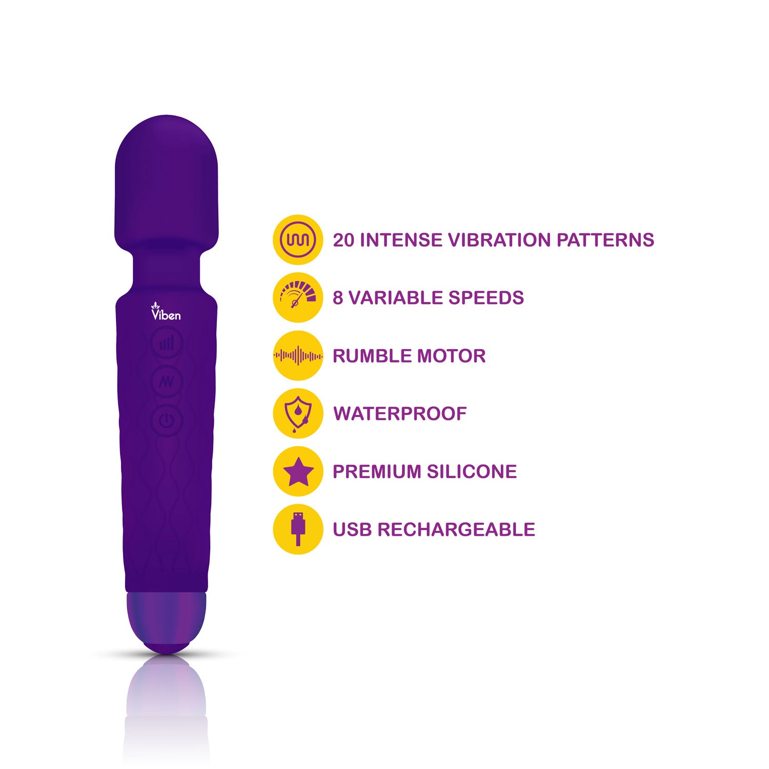 Tempest Wand Massager - Violet