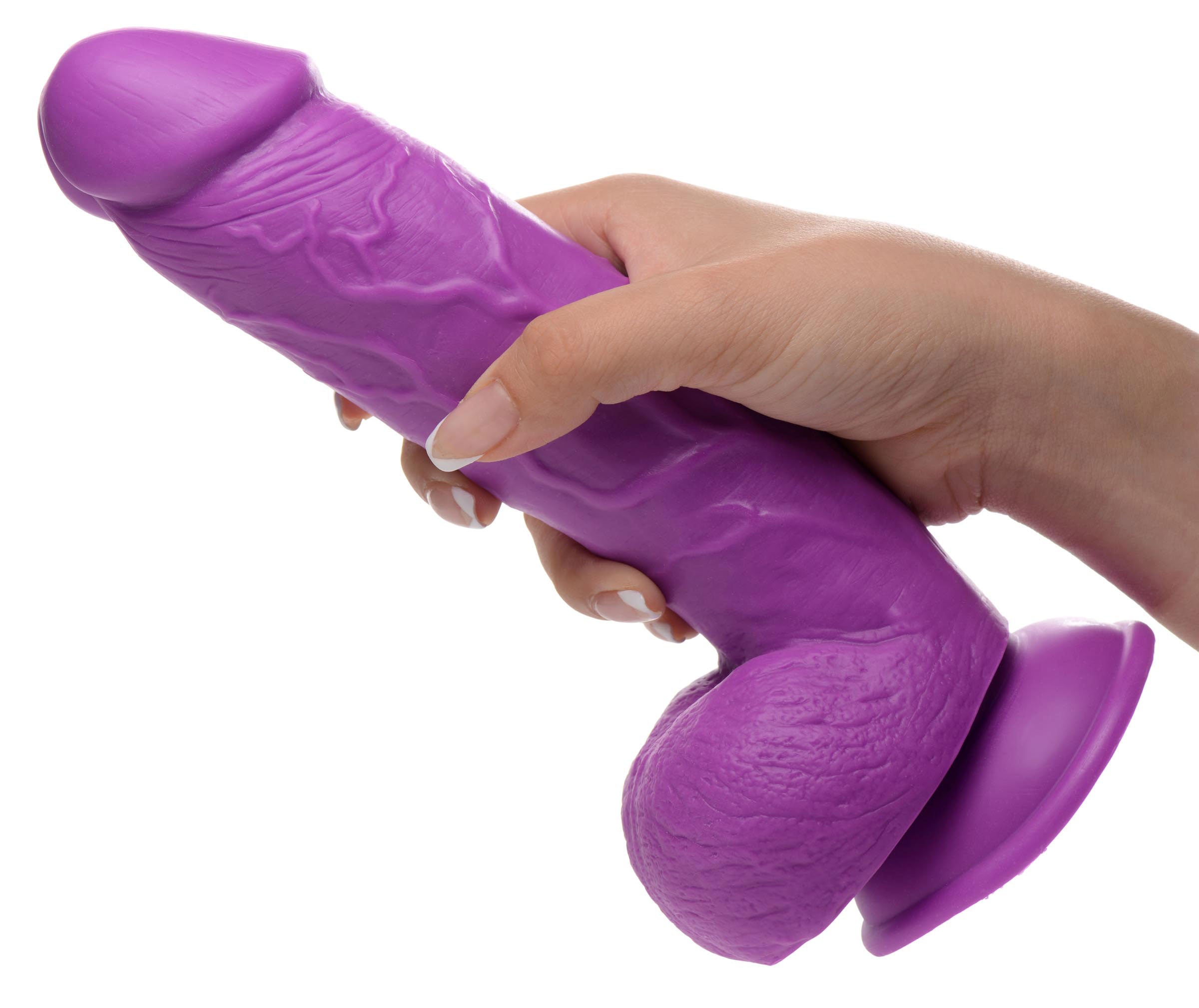 Pop Pecker 8.25 Inch Dildo With Balls