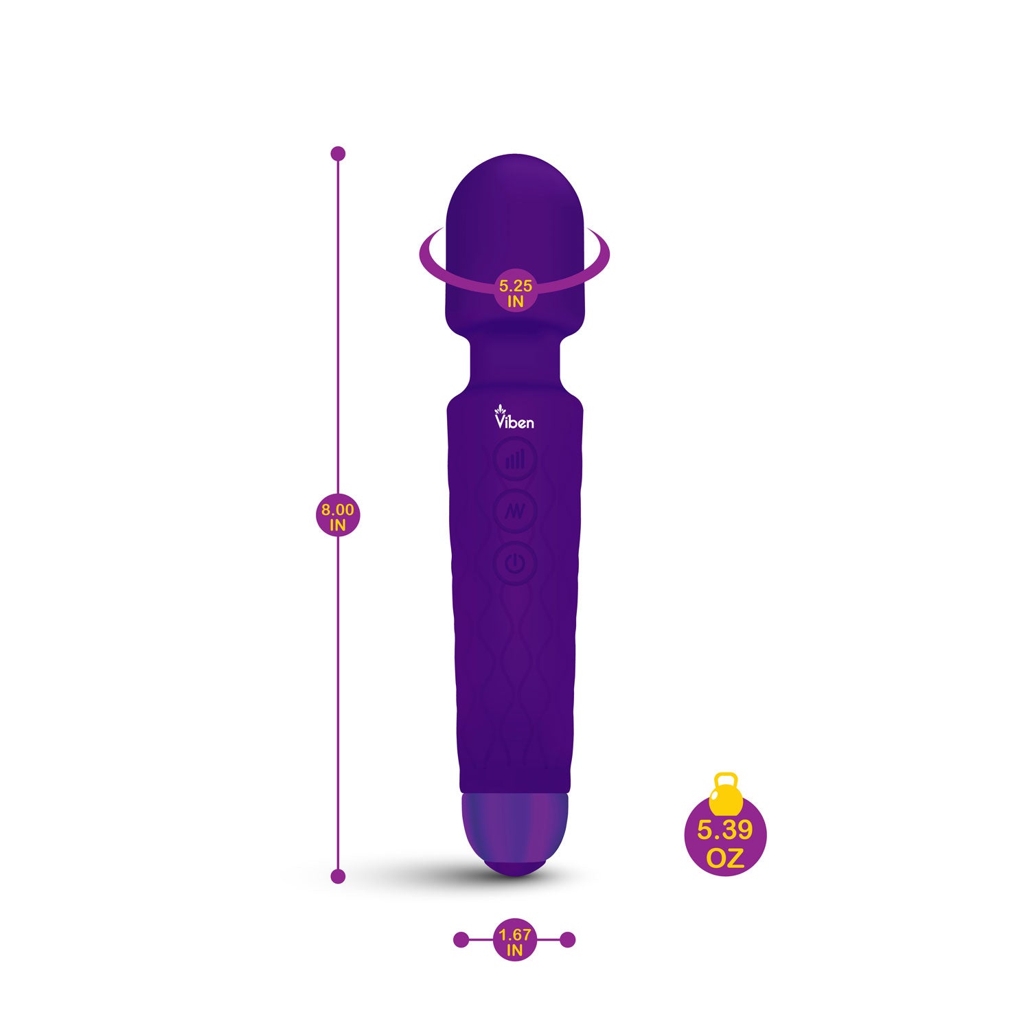 Tempest Wand Massager - Violet